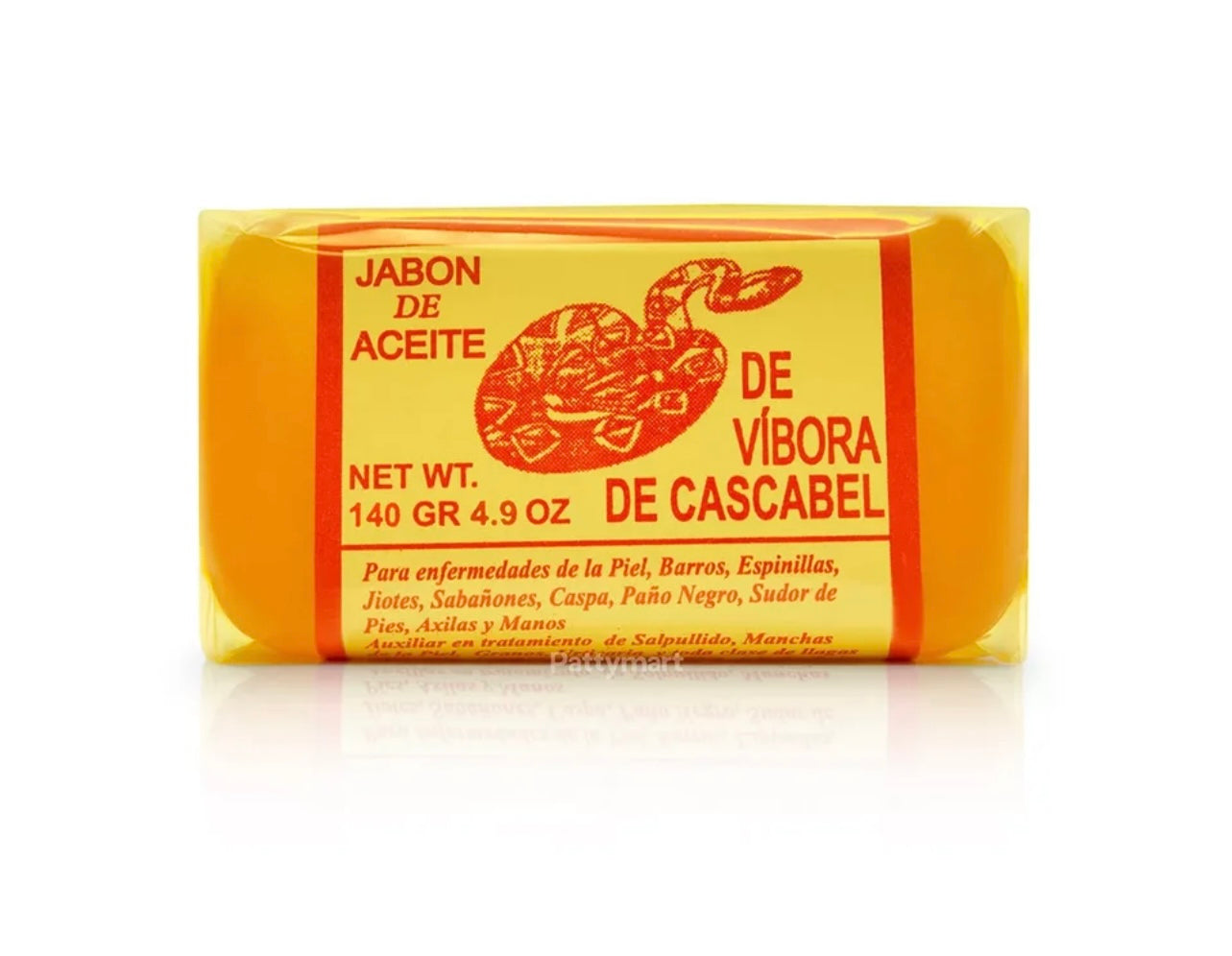 Jabon de aceite de vivora de cascabel