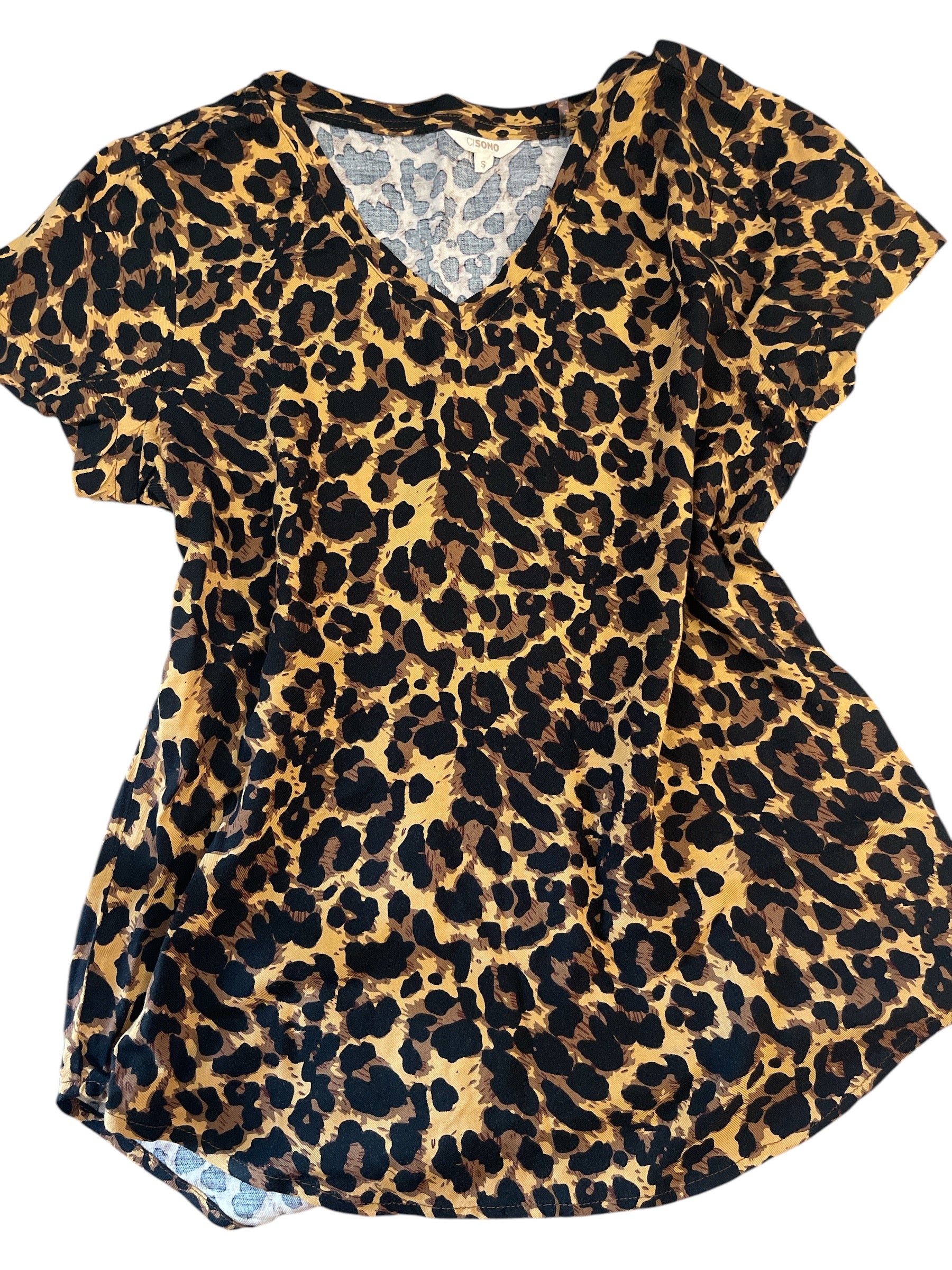 Animal print blouse