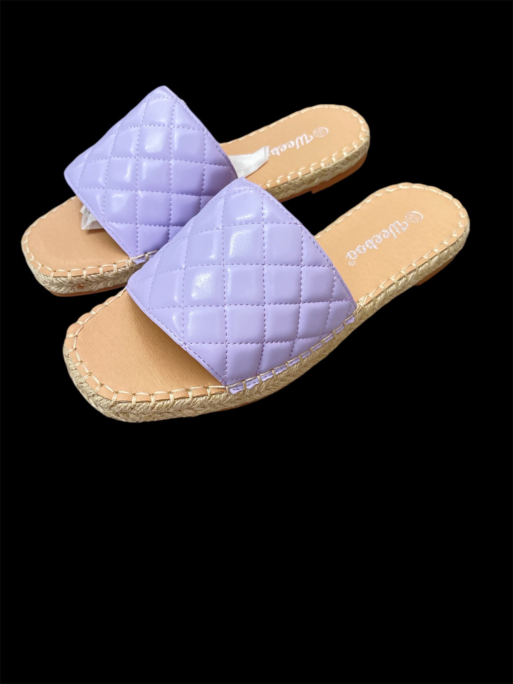 Purple sandals