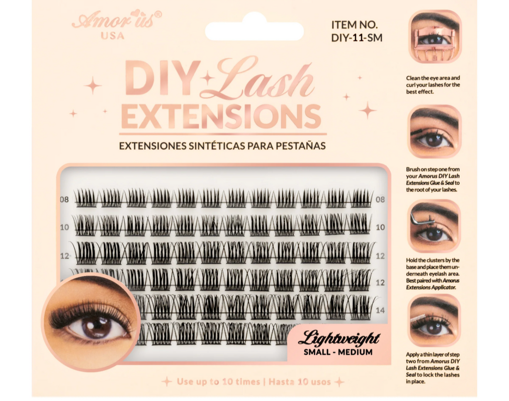 DIY lash extensions