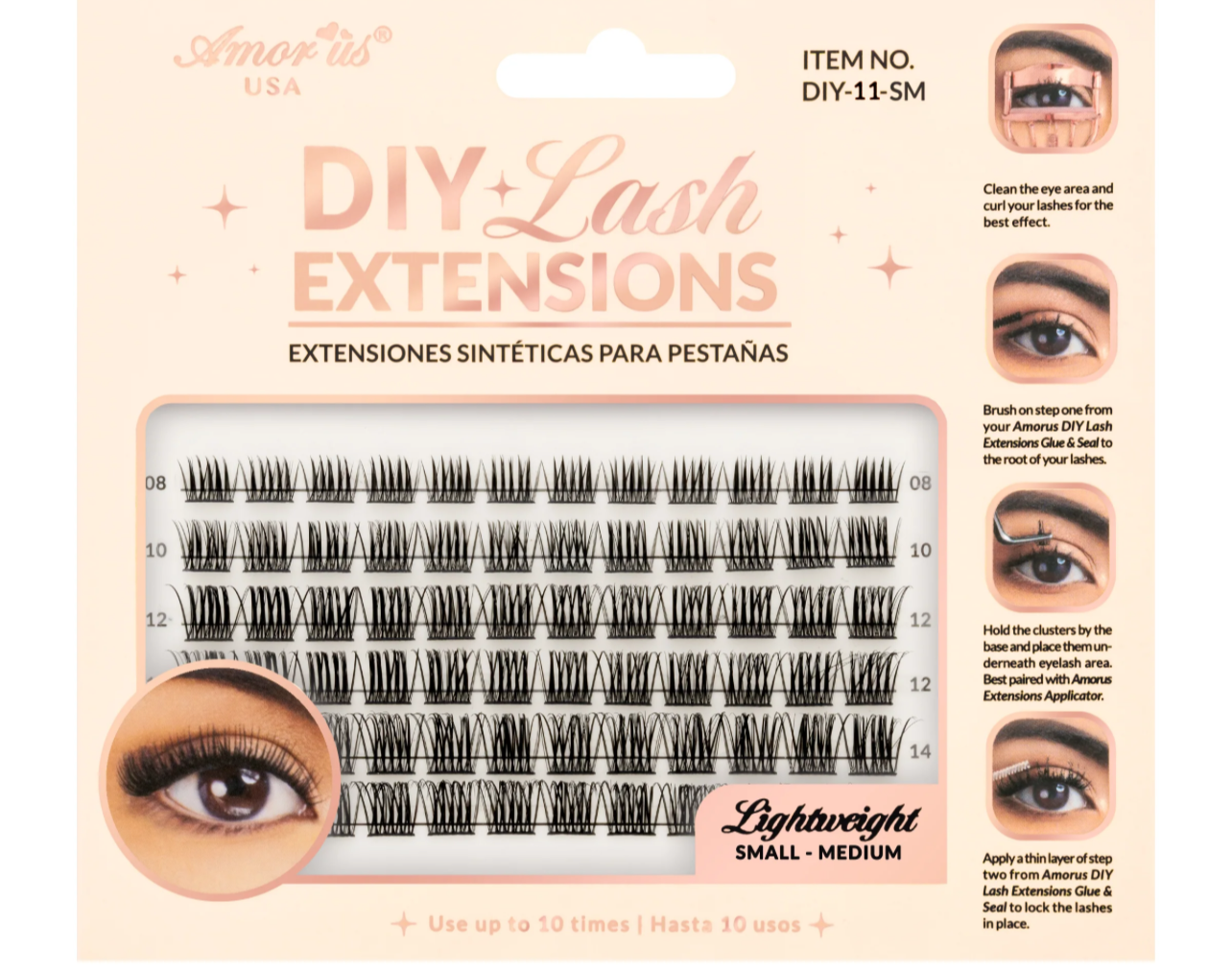 DIY lash extensions