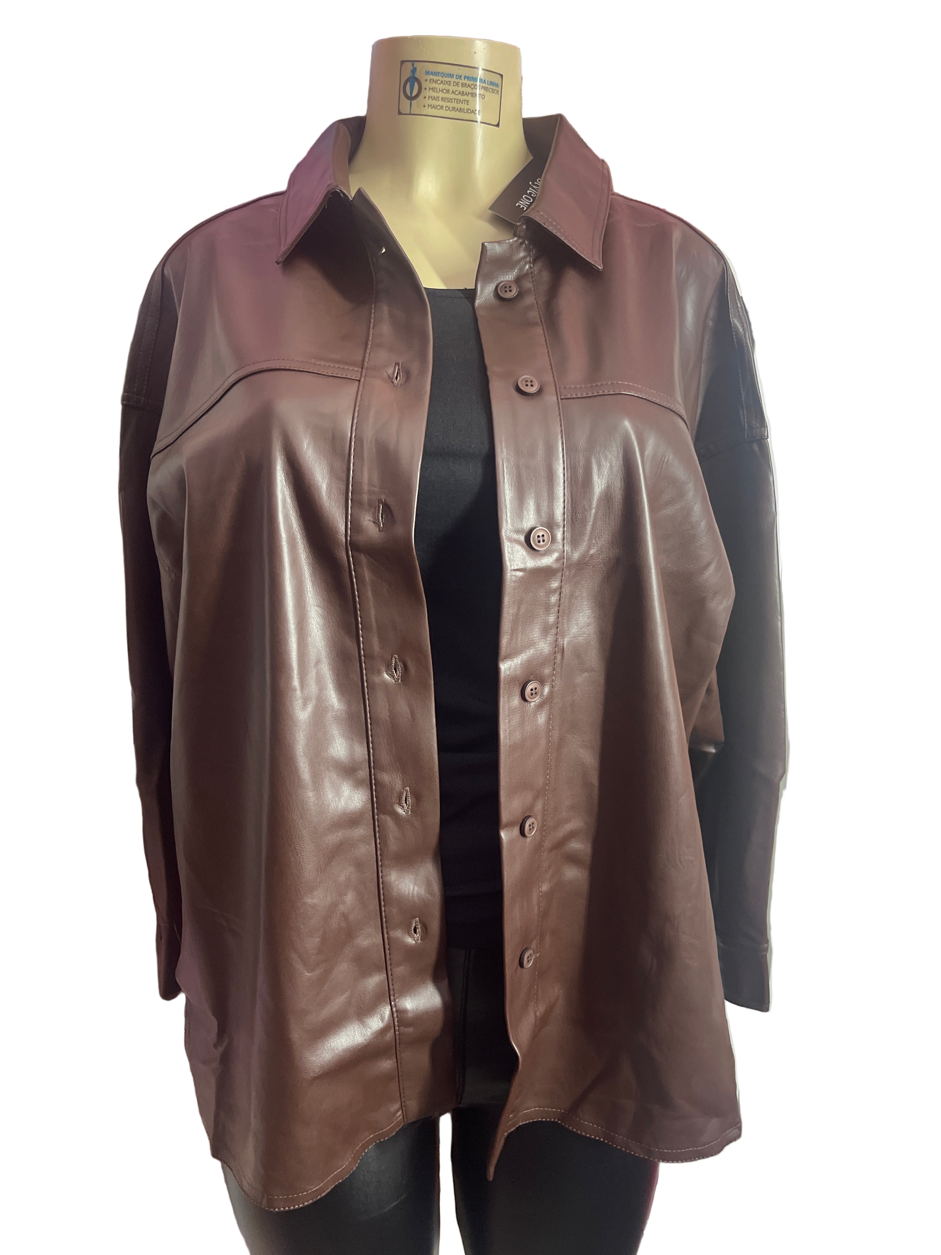 Brown Leather jacket.
