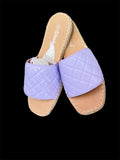 Purple sandals