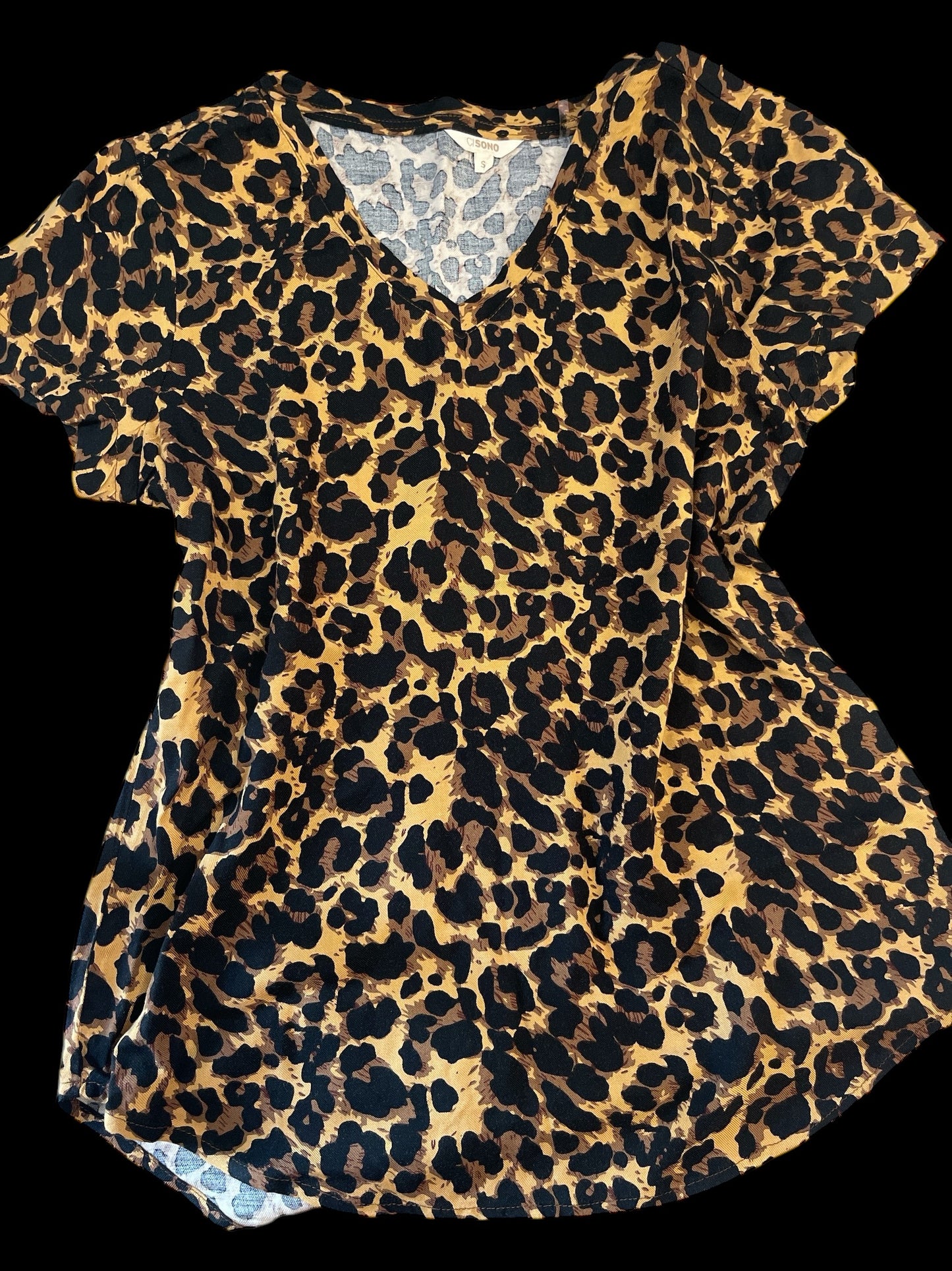 Animal print blouse