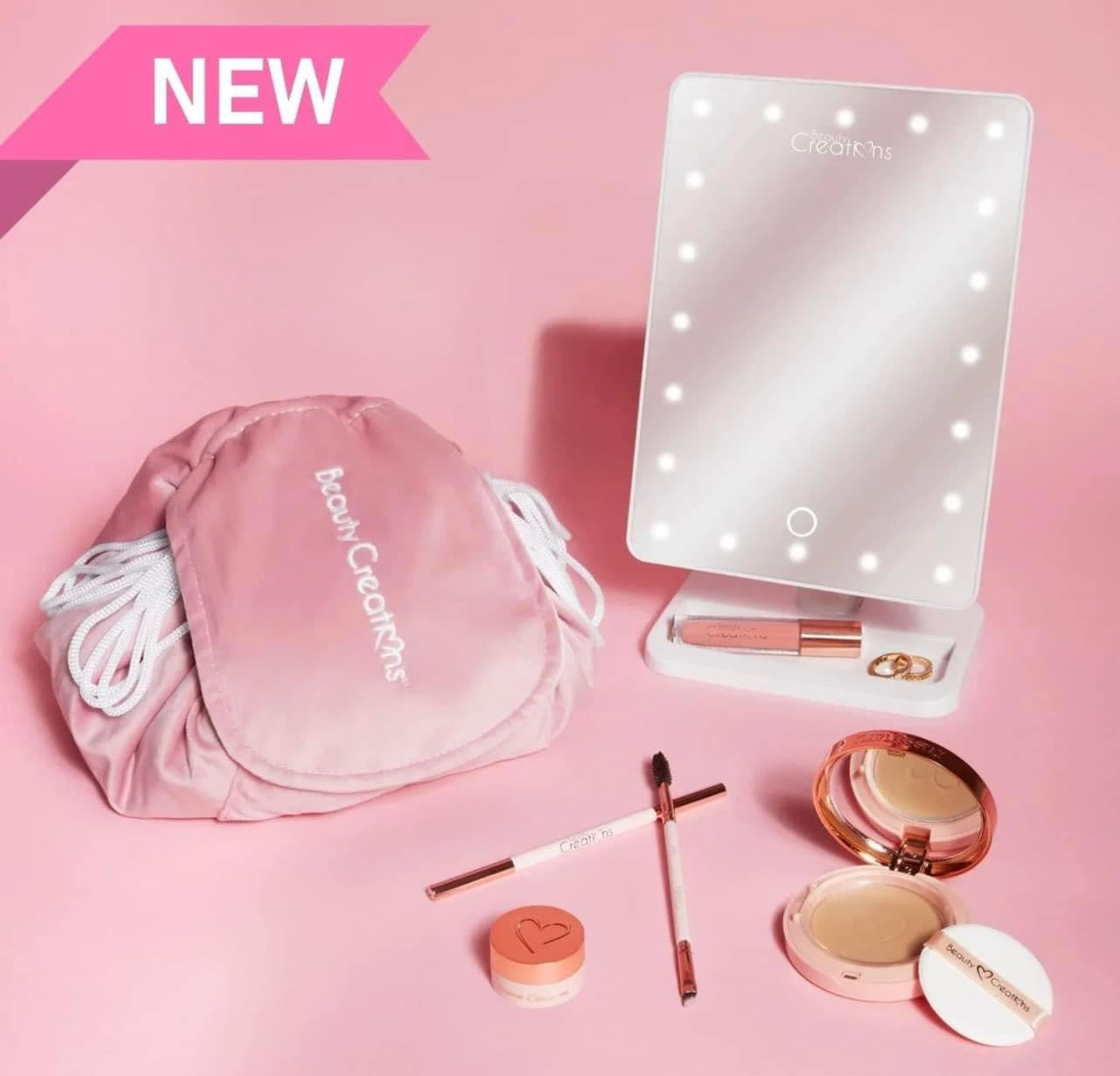 Velvet  strings cosmetic bag