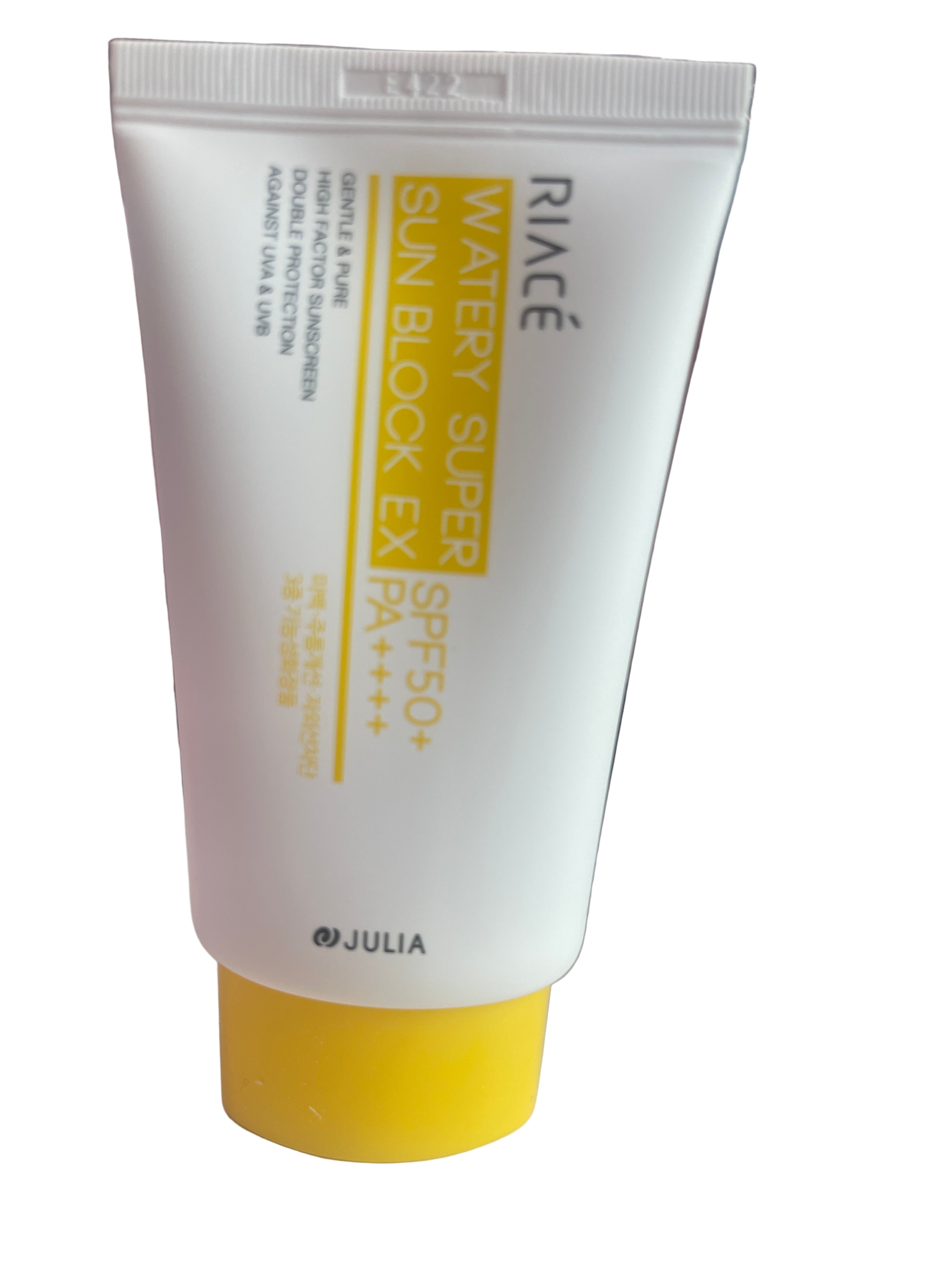 Julia watery super sun block ex spf 50+pa++++