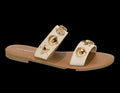 Cute chic sandals with beach charms