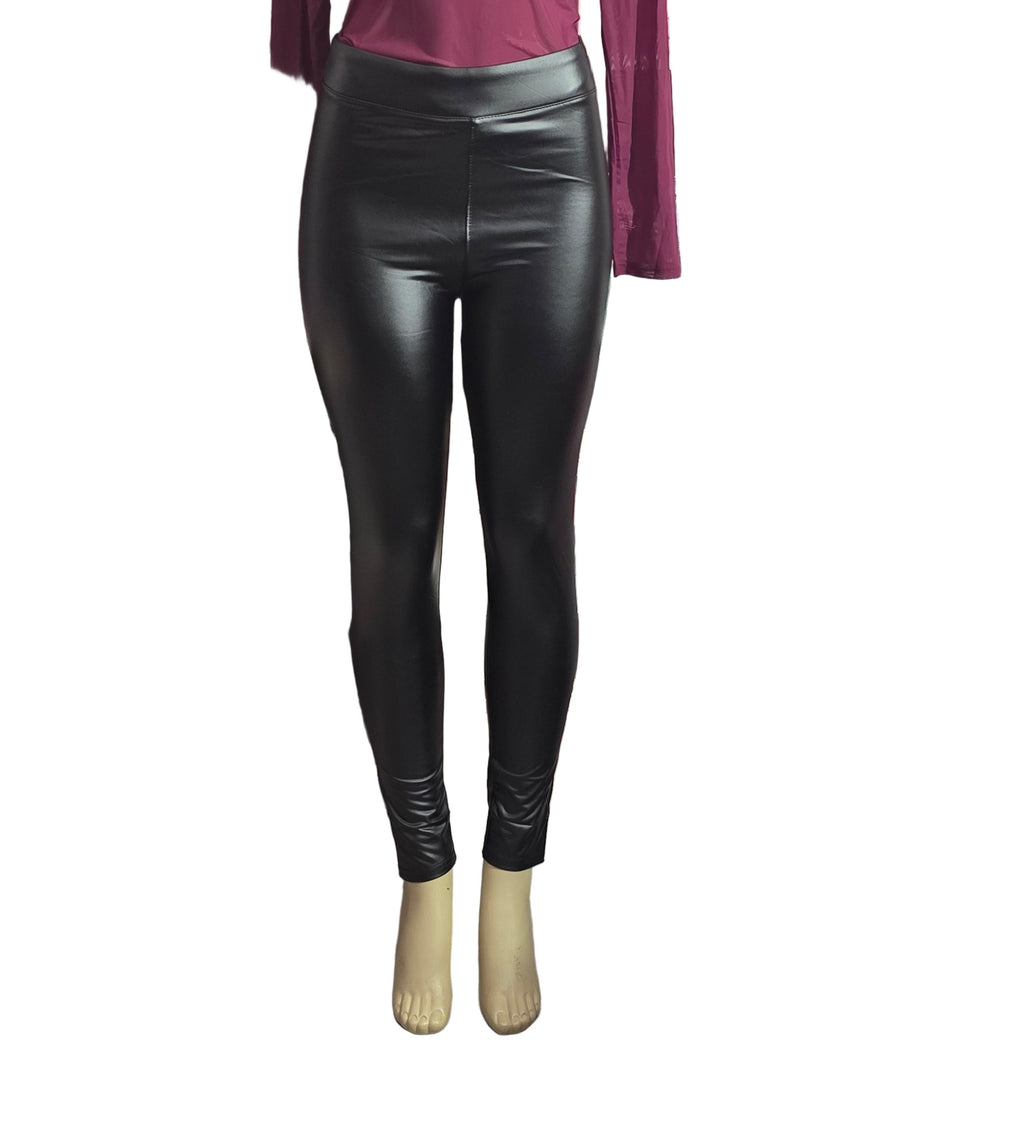 Black leather pants (leggings)