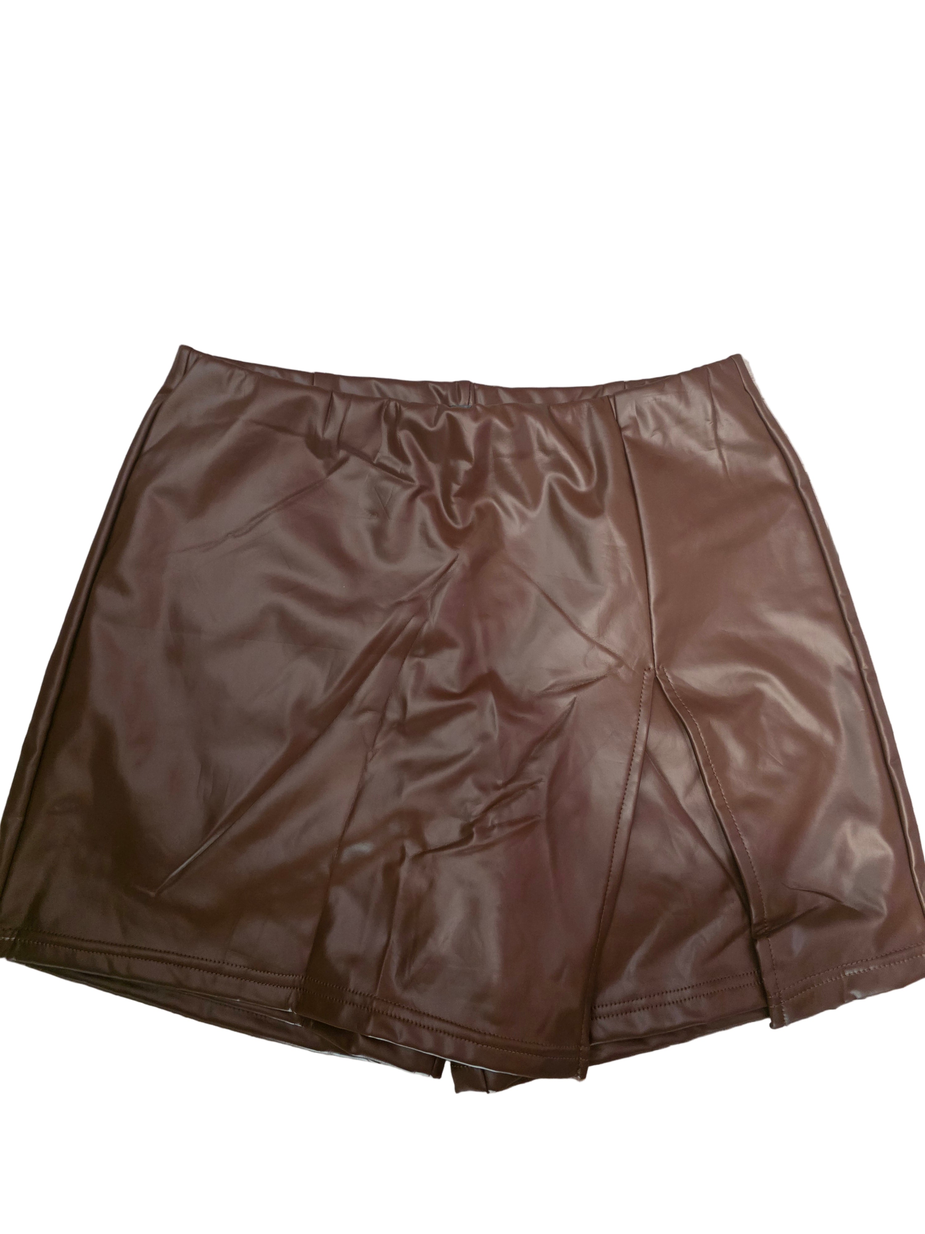 Leather skirt