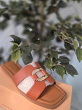 Cognac sandals
