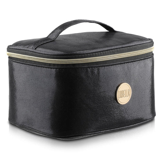 black travel lurella make up bag