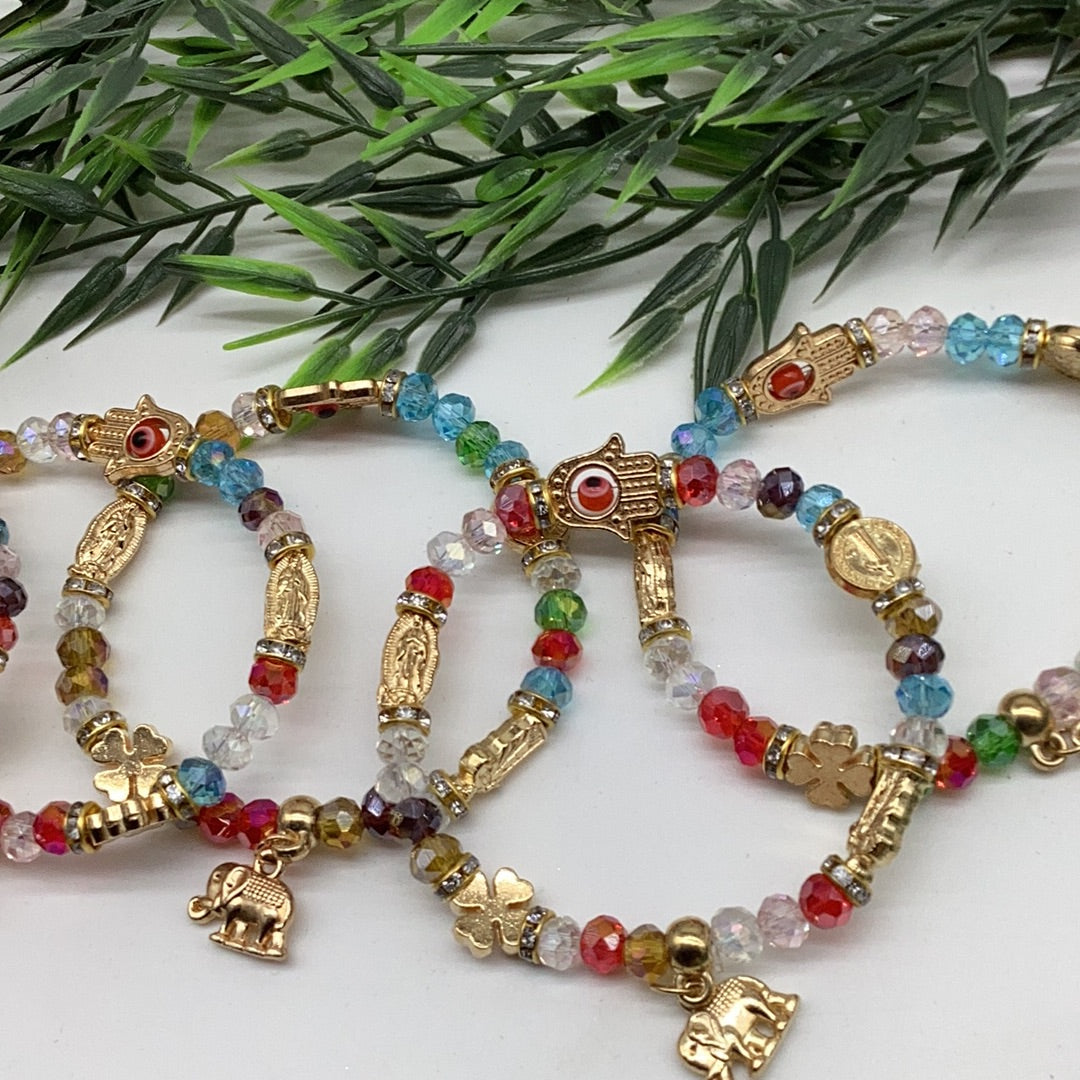 Luck money wellness eye bracelet