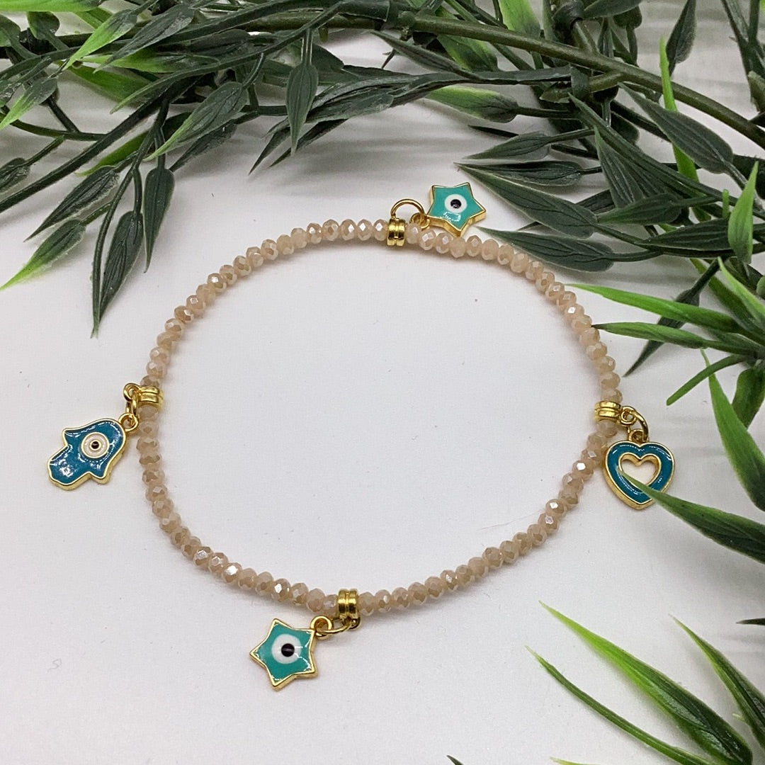 SingleNude eye bracelet