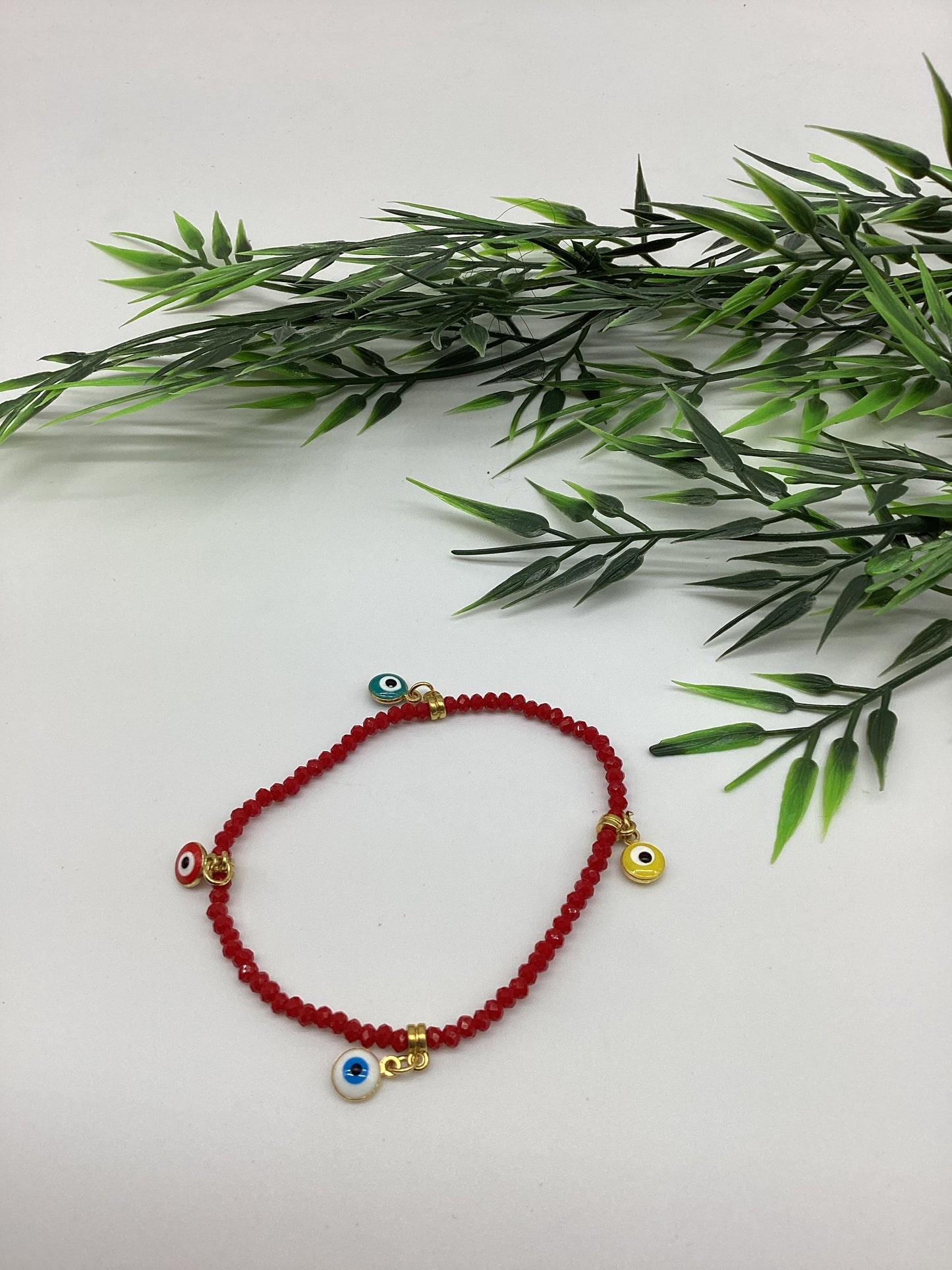 Multicolor red eye bracelet(protect your energy)