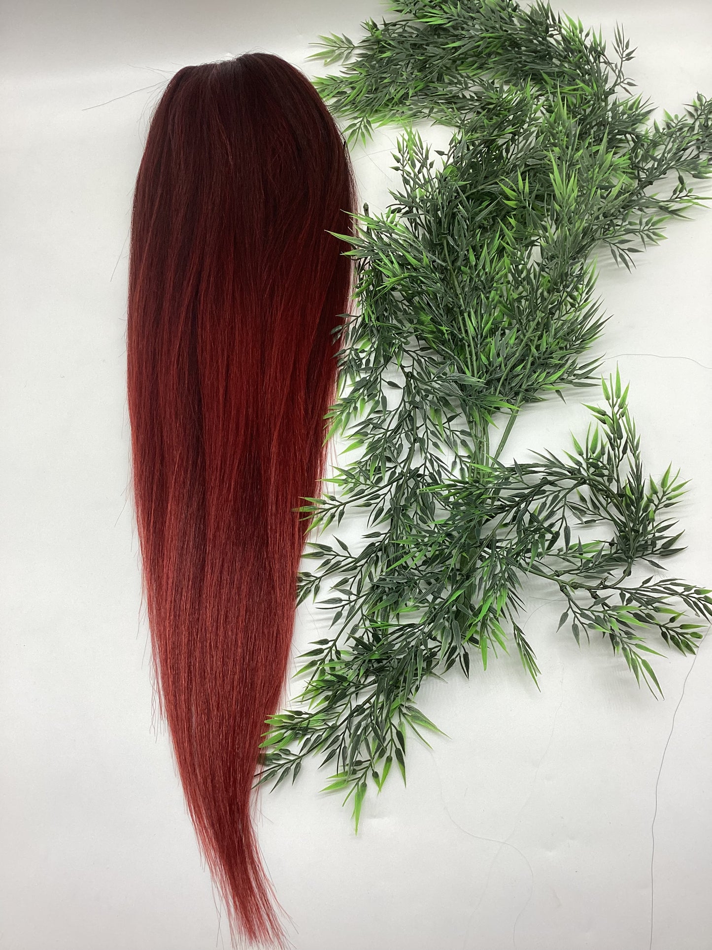 Passion red ponytail