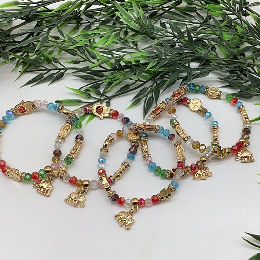 Luck money wellness eye bracelet