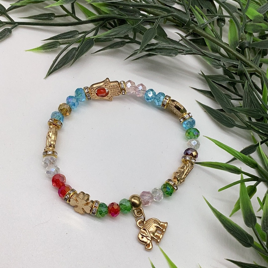 Luck money wellness eye bracelet