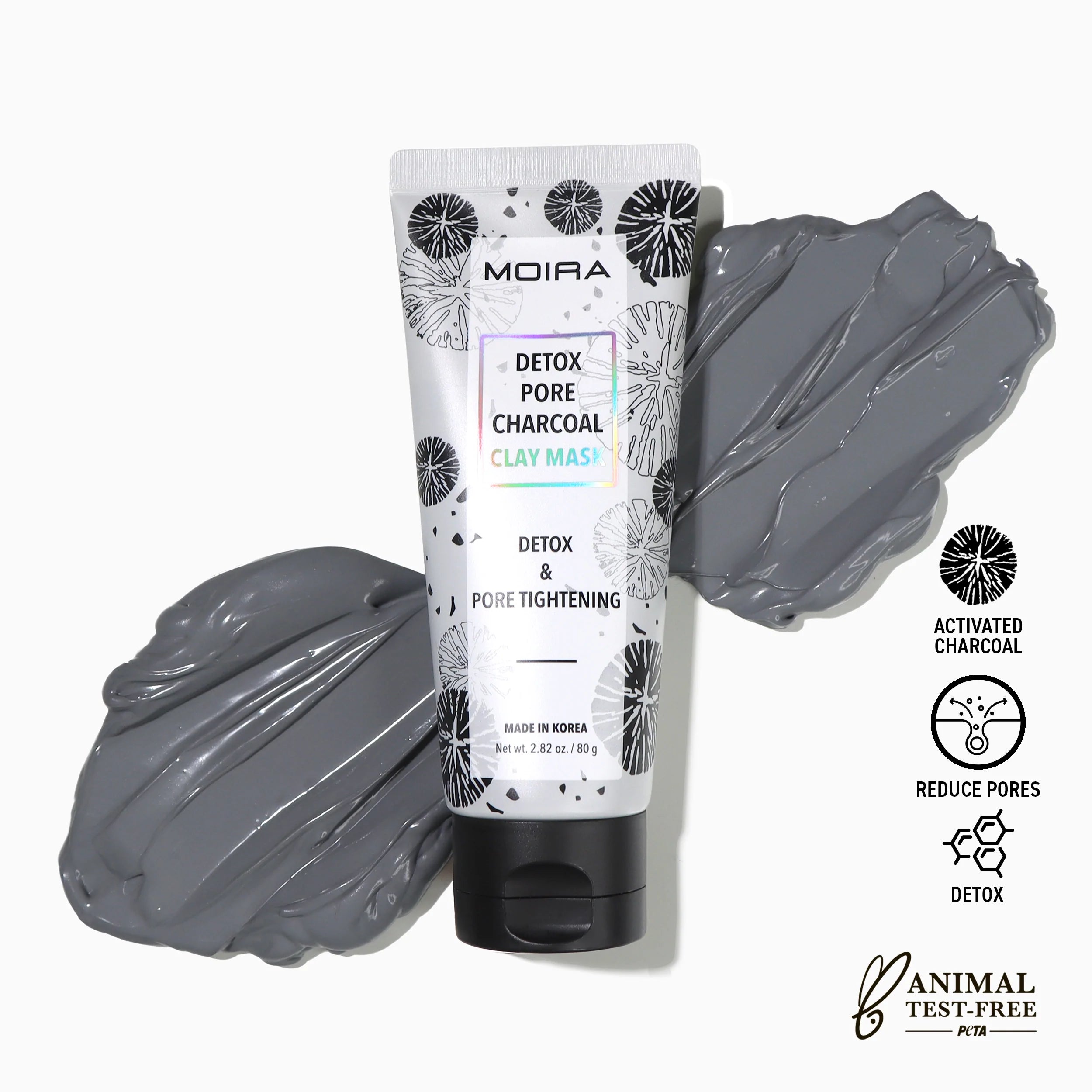 pore charcoal clay face mask moira